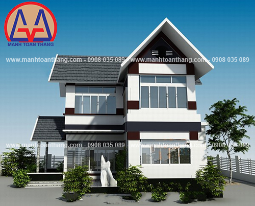 Mẫu biệt thự phong cách châu âu