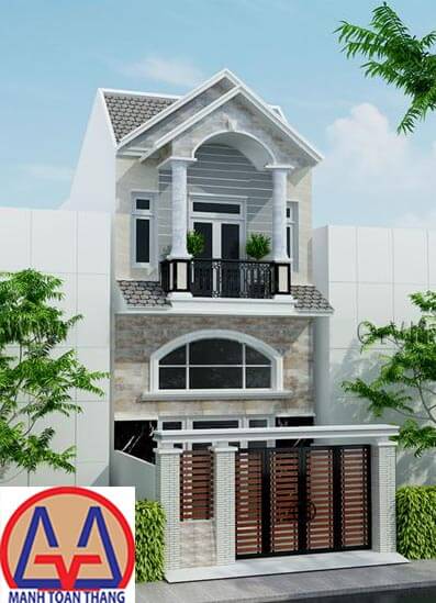 Mẫu nhà 2 tầng có thiết kế đẹp mã số 12