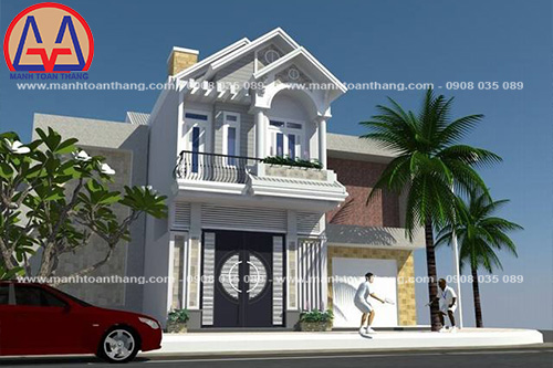 Mẫu nhà phố đẹp hiện đại
