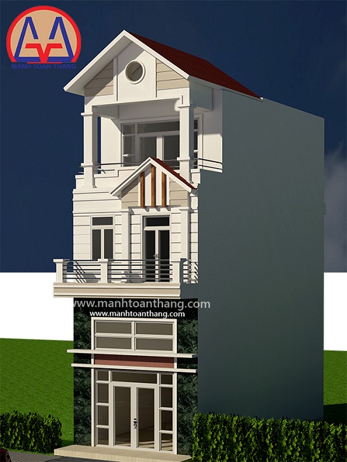 Mẫu nhà phố đẹp hiện đại