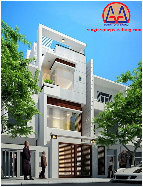 phối cảnh nhà ống 5x12m