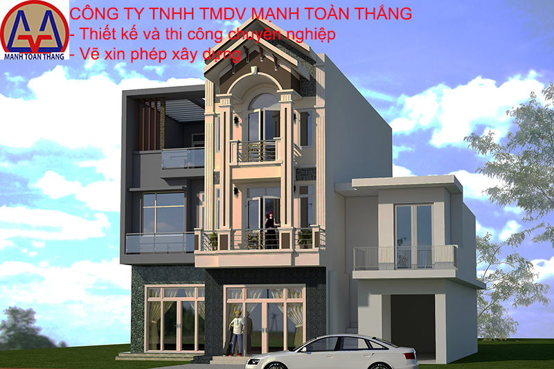 Phối cảnh mặt tiền