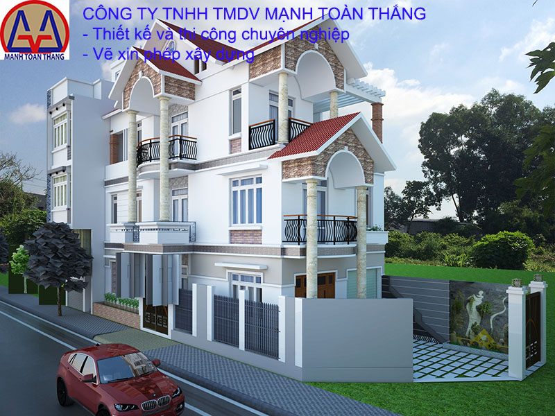 Phối cảnh mặt tiền
