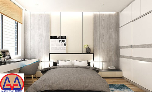 Phòng ngủ diện tích nhỏ nhưng đẹp tại Bình Dương