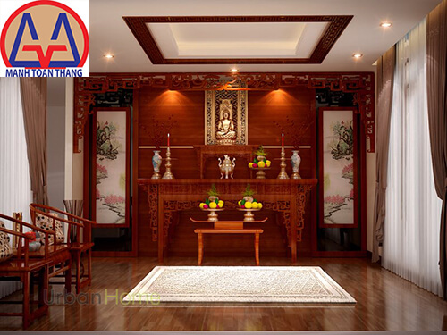 Phòng thờ thiết kế nhà ống đẹp, độc  lạ