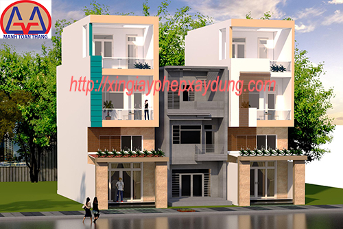 Thiết kế nhà 1 trệt 2 lầu đẹp tại Thủ Dầu Một