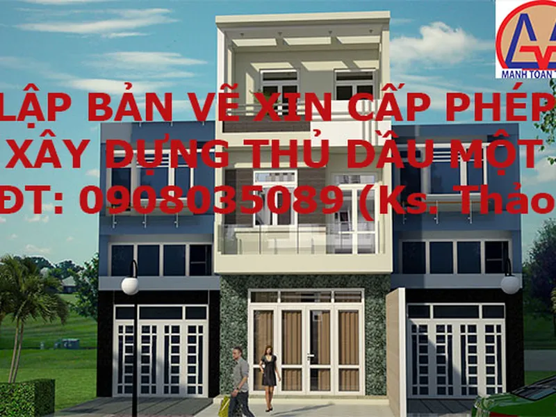 Lập bản vẽ thiết kế xin giấy phép xây dựng Thủ Dầu Một Bình Dương.