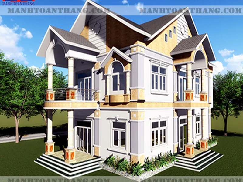 Mẫu Biệt Thự Đẹp 3 Tầng