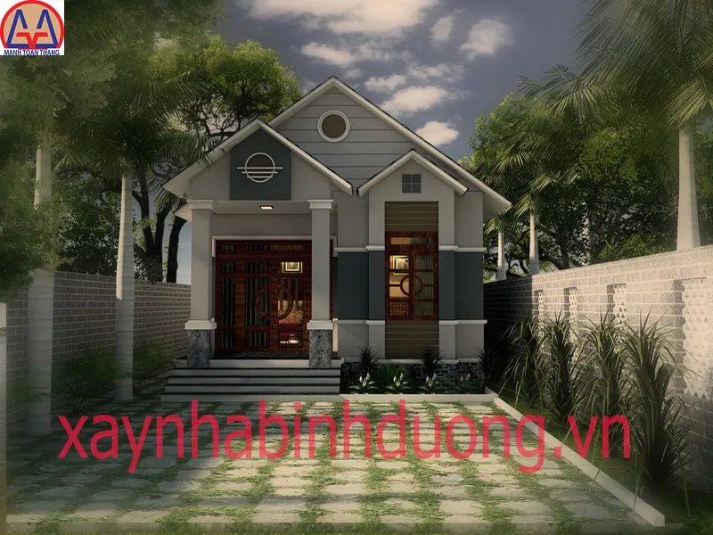 Mẫu thiết kế nhà cấp 4 năm 2014