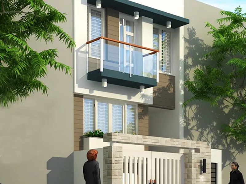 Mẫu thiết kế nhà phố 2 tầng 5x16m chưa đến 500 triệu