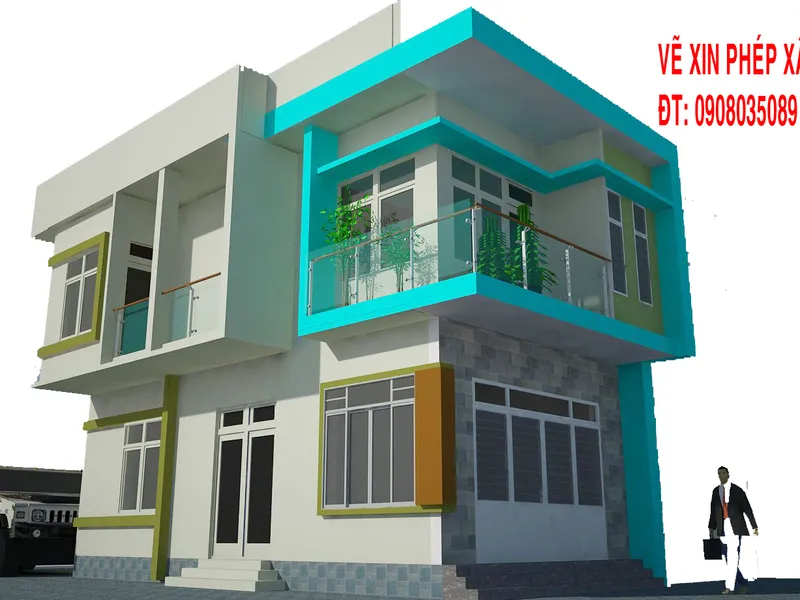 Nhà 2  mặt tiền Bình Dương