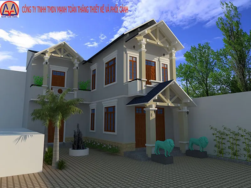 Nhà chữ L kích thước 10x14m Bình Dương