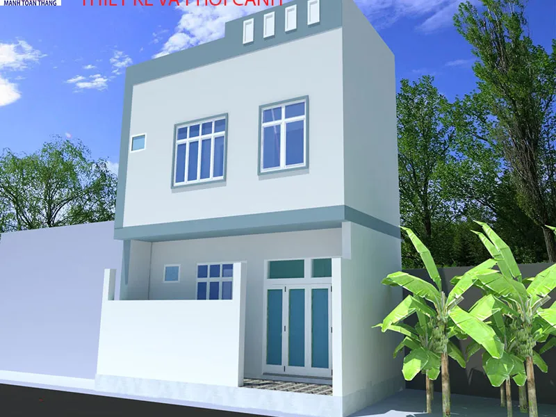 Nhà siêu mỏng đẹp