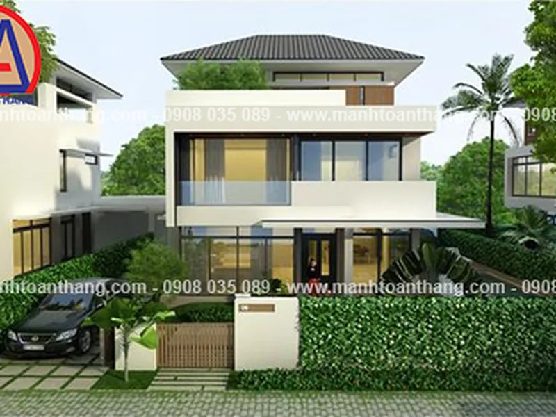 Thiết kế xây dựng Biệt Thự sang trọng giá rẻ tại Bình Dương.