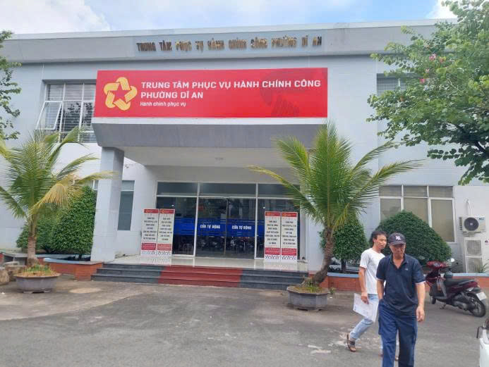 Trung tâm phục vụ hành chính công Phường Dĩ An Trung tâm phục vụ hành chính công Phường Dĩ An