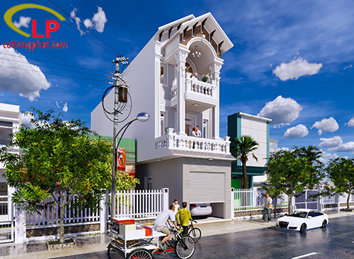 Công Trình Nhà Phố 1 Trệt 2 Lầu Mái Thái (1) Công Trình Nhà Phố 1 Trệt 2 Lầu Mái Thái (1)