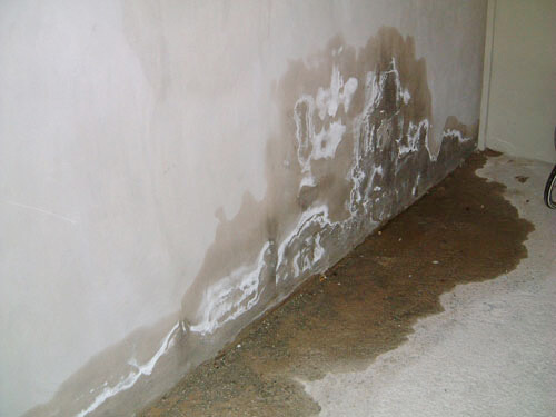 Góc tường bị thấm nước