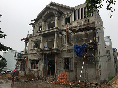 Mặt tiền biệt thự phố Thuận An