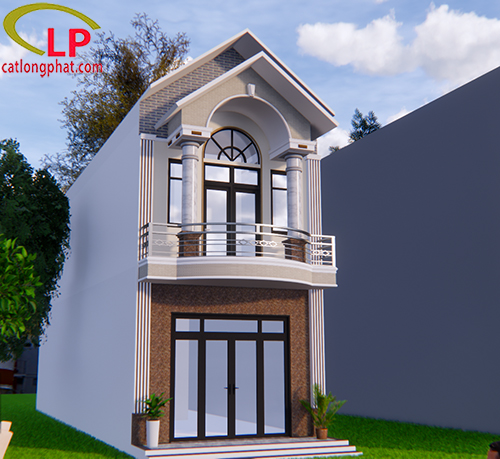 Nhà Phố 1 Trệt 1 Lầu Mái Thái (1) Nhà Phố 1 Trệt 1 Lầu Mái Thái (1)