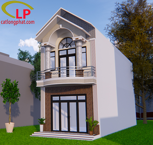 Nhà Phố 1 Trệt 1 Lầu Mái Thái (2) Nhà Phố 1 Trệt 1 Lầu Mái Thái (2)