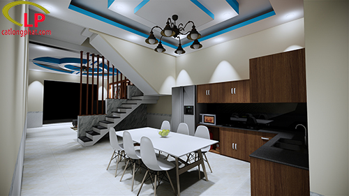 Nhà Phố 1 Trệt 1 Lầu Mái Thái (7) Nhà Phố 1 Trệt 1 Lầu Mái Thái (7)