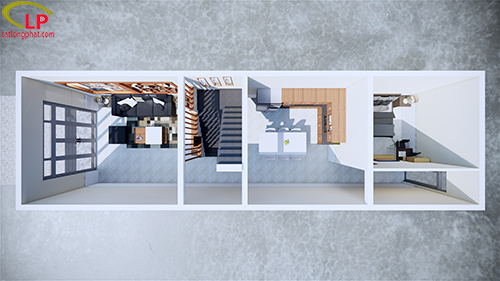 Nhà Phố 1 Trệt 1 Lầu Mái Thái (9) Nhà Phố 1 Trệt 1 Lầu Mái Thái (9)