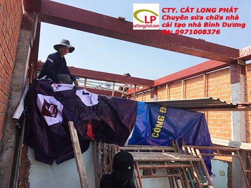 Sửa chữa nâng tầng nhà tại Bình Dương