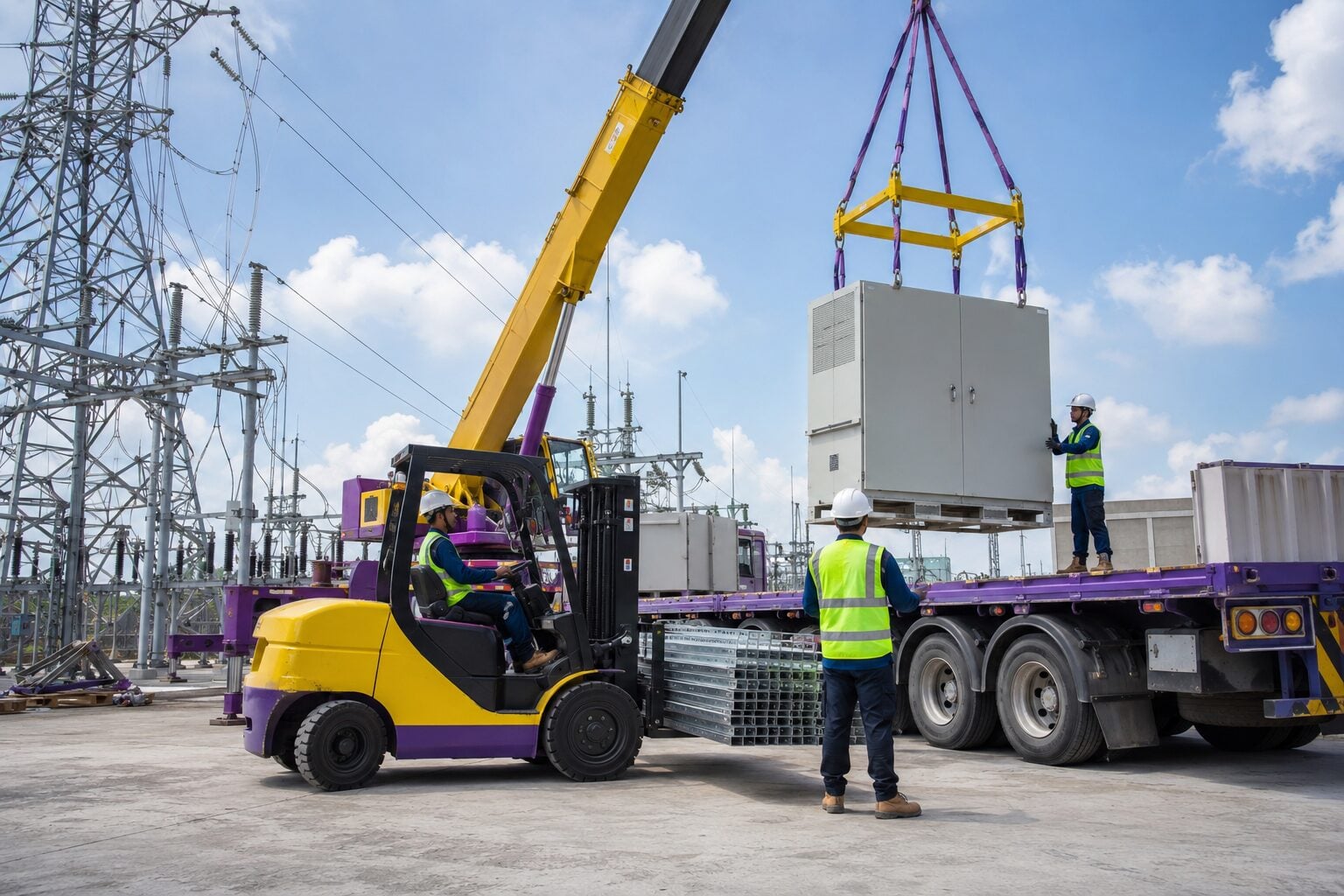 Nghiệm thu thiết bị nâng hạ tại nhà xưởng Bình Dương