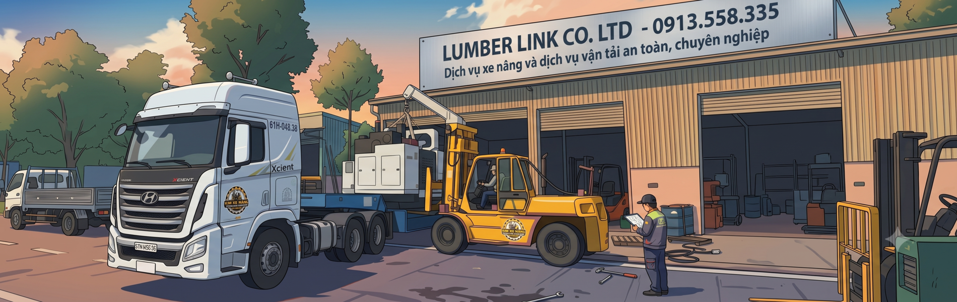 Dịch vụ nâng hạ hàng hoá và vận tải Lumber Link