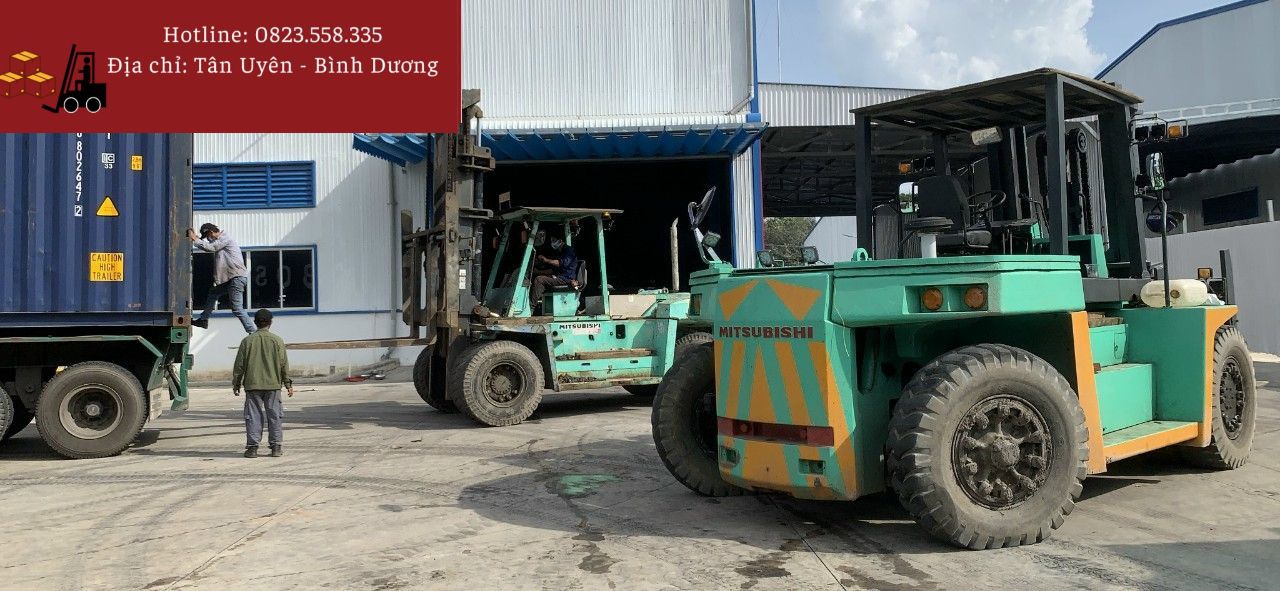 Thuê xe nâng rút hàng container tại KCN Biên Hòa, Đồng Nai