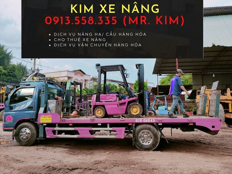 Dịch vụ cho thuê xe nâng Bến Cát, Bình Dương