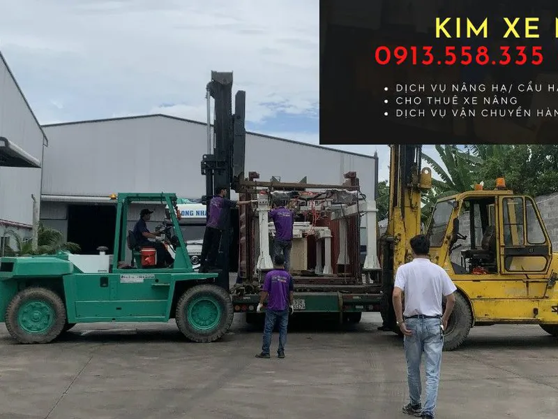 Dịch vụ di dời máy móc thiết bị tại Vsip 3, Bình Dương