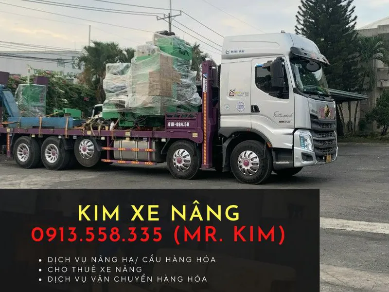 Xe tai cho hang tai Binh Duong