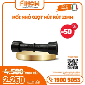 Nối nhỏ giọt nút rút 12mm