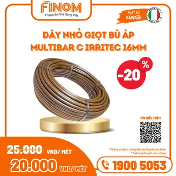 Dây nhỏ giọt bù áp Multibar C Irritec 16mm