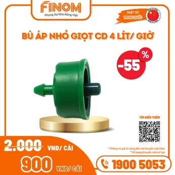 Bù áp nhỏ giọt CD 4 lít/giờ