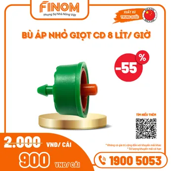 Bù áp nhỏ giọt CD 8 lít/giờ