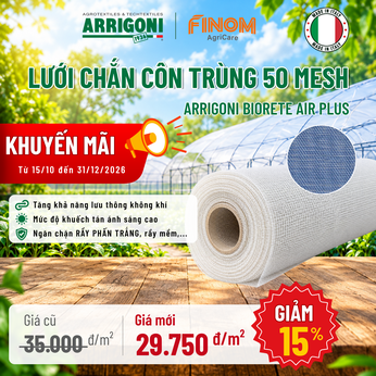 Lưới chắn côn trùng Arrigoni 50 mesh (Ý)