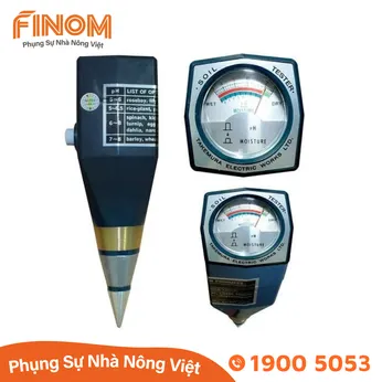Máy đo pH và độ ẩm đất Takemura DM-15