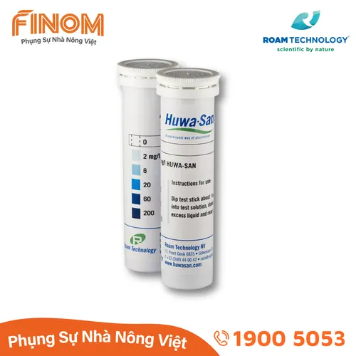 Que Test Peroxide (H₂O₂) Huwa-San – Tuýp 100 Miếng