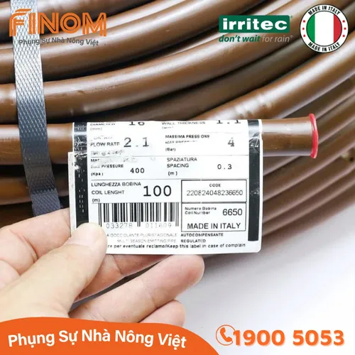 Dây nhỏ giọt bù áp Multibar C Irritec 16mm