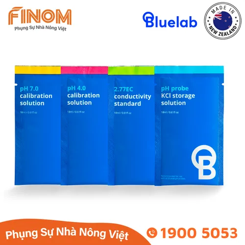 Bộ dụng cụ và dung dịch hiệu chuẩn pH và EC Bluelab Care Kit