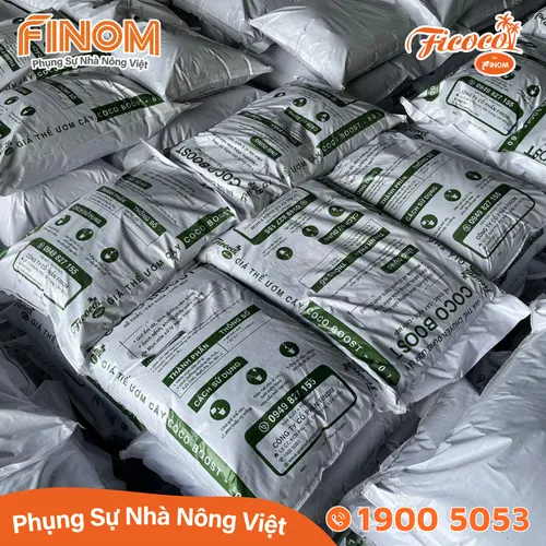 Giá thể xơ dừa ươm cây Coco Boost