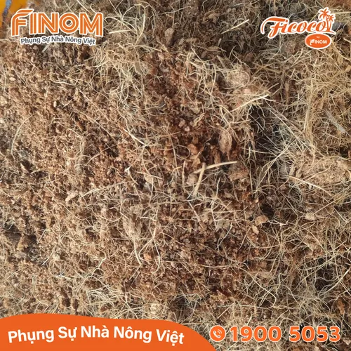 Giá thể xơ dừa xử lý Canxi 70/30