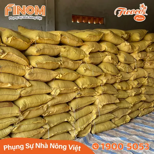 Giá thể xơ dừa xử lý Canxi 70/30