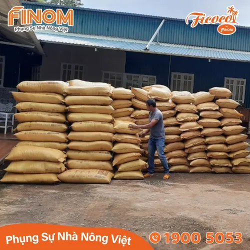 Giá thể xơ dừa xử lý xả chát 95/5