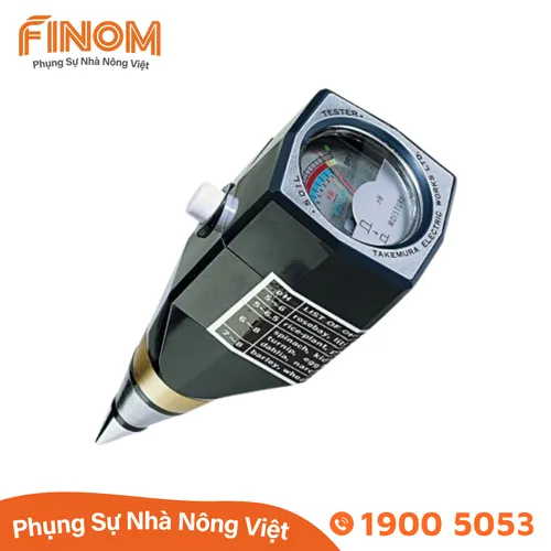 Máy đo pH và độ ẩm đất Takemura DM-15