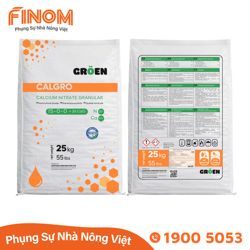 Phân bón Canxi Nitrat CALGRO – Calcium Nitrate Granular