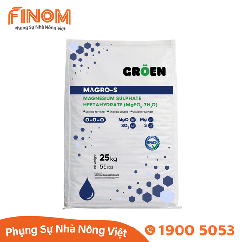 Phân bón Magie Sulphate MAGRO-S – Magnesium Sulphate Heptahydrate