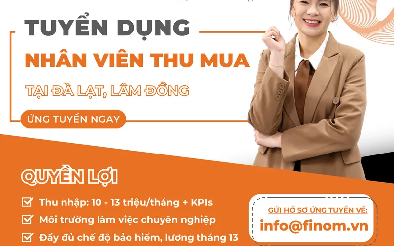 TUYỂN DỤNG NHÂN VIÊN THU MUA